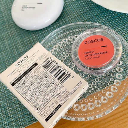 パーフェクトマットコンシーラー スカーレットオレンジ/COSCOS/クリームコンシーラーを使ったクチコミ(4枚目)