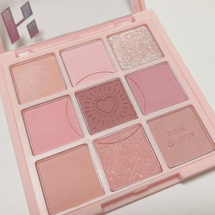 マイフェイブムードアイパレット 9カラー/HOLIKA HOLIKA/アイシャドウパレットを使ったクチコミ(2枚目)