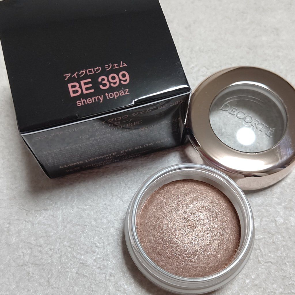 アイグロウ ジェム BE399/DECORTÉ/ジェル・クリームアイシャドウを使ったクチコミ（1枚目）