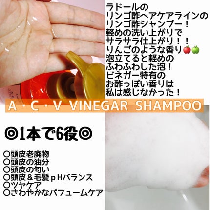 ACV VINEGAR HAIR CAP /La'dor/アウトバストリートメントを使ったクチコミ(2枚目)