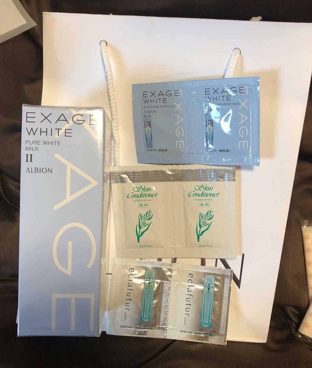 エクサージュホワイト ピュアホワイト ミルク II/ALBION/乳液を使ったクチコミ(1枚目)