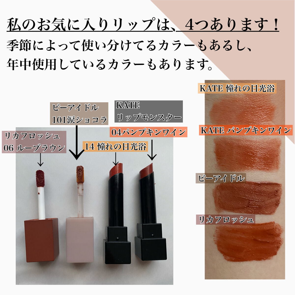 ジューシーリブティント/RICAFROSH/リップティントを使ったクチコミ（3枚目）