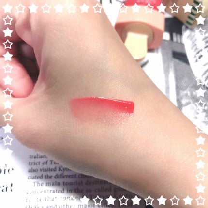 ディアダーリン ウォータージェルティント (アイスティント)/ETUDE/口紅を使ったクチコミ(3枚目)