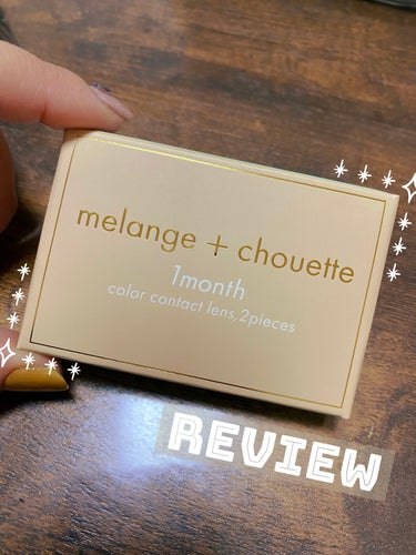 メランジェ シュエット ワンデー/melange+chouette/ワンデー（１DAY）カラコンを使ったクチコミ（1枚目）