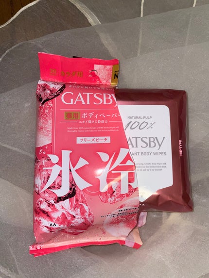 アイスデオドラント ボディペーパーN フリーズピーチ/ギャツビー/ボディシートを使ったクチコミ(1枚目)