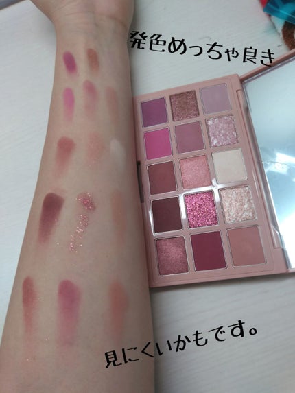 プレイカラーアイパレット ローズボム/ETUDE/アイシャドウパレットを使ったクチコミ(3枚目)