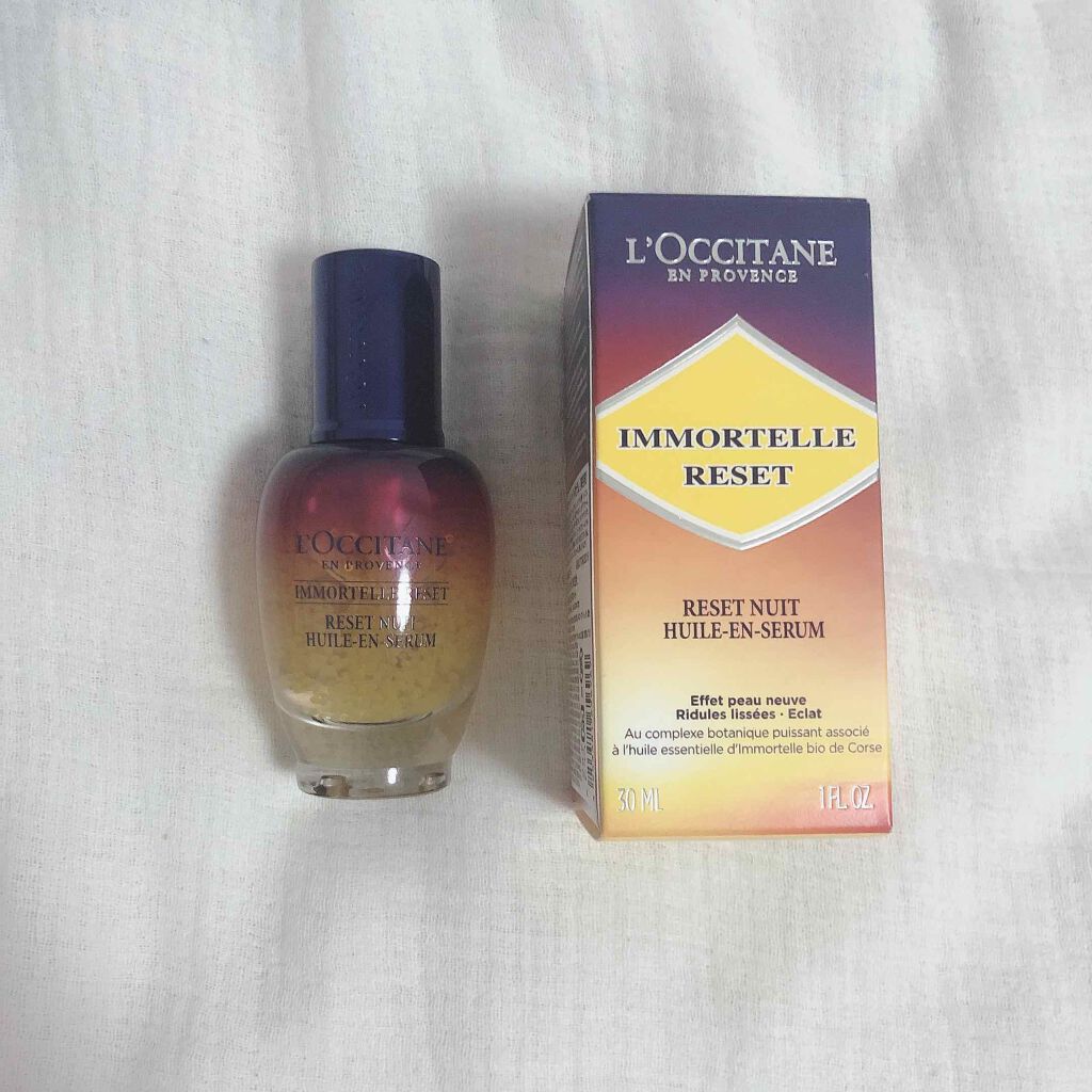 イモーテル オーバーナイトリセットセラム/L'OCCITANE/美容液を使ったクチコミ（1枚目）