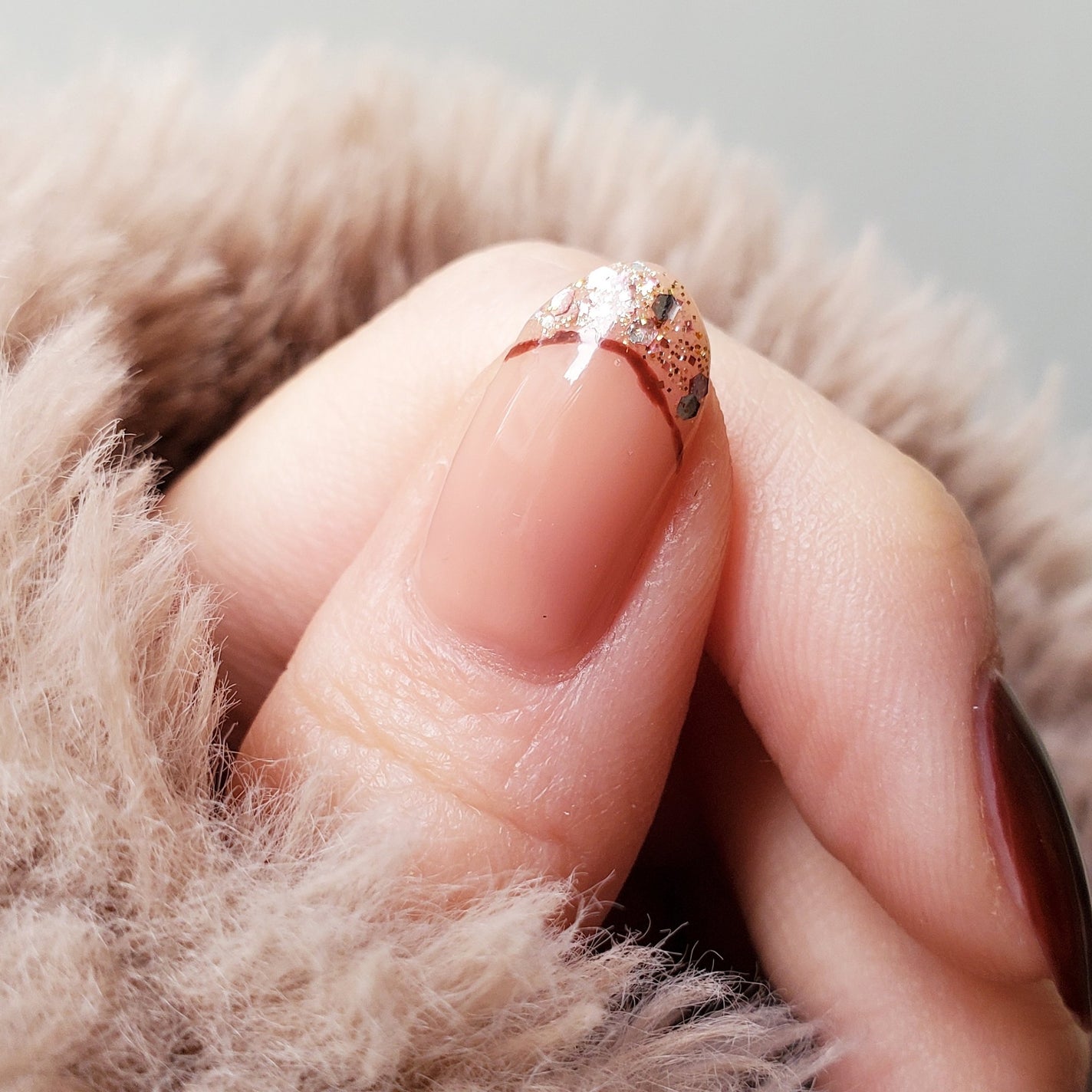 グロッシーコート/スキューズミー/オールインワンネイルを使ったクチコミ(3枚目)