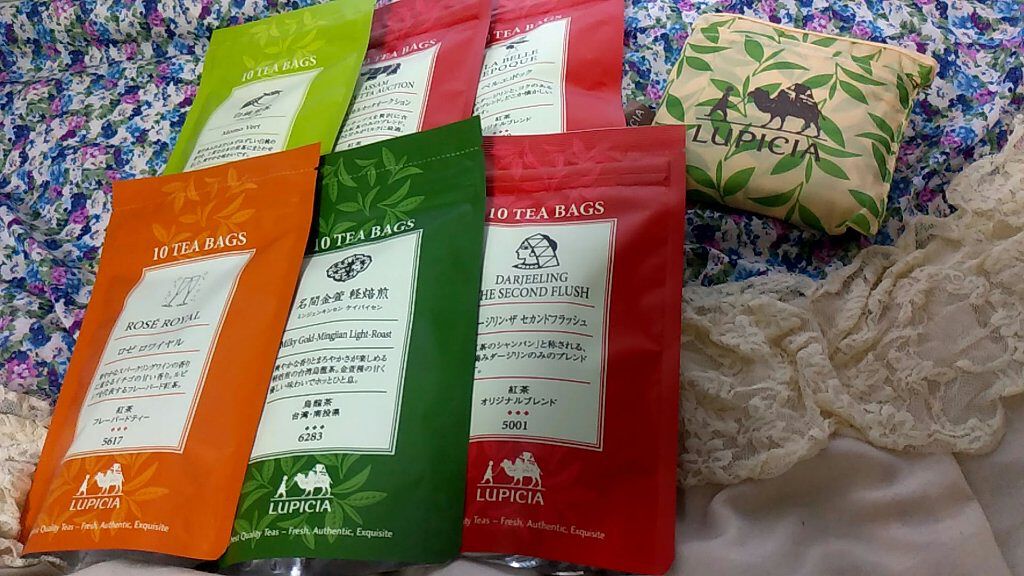 お茶の福袋 2021年冬/LUPICIA/食品を使ったクチコミ（3枚目）