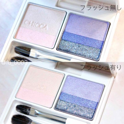 フローレスグロウ リッドテクスチャー アイシャドウ/CHICCA/アイシャドウパレットを使ったクチコミ(2枚目)