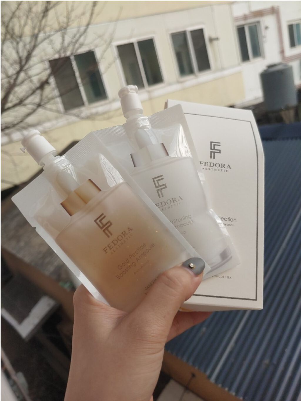 ゴールド ペプチド ブースティング アンプル/FEDORA AESTHETIC/美容液を使ったクチコミ(1枚目)