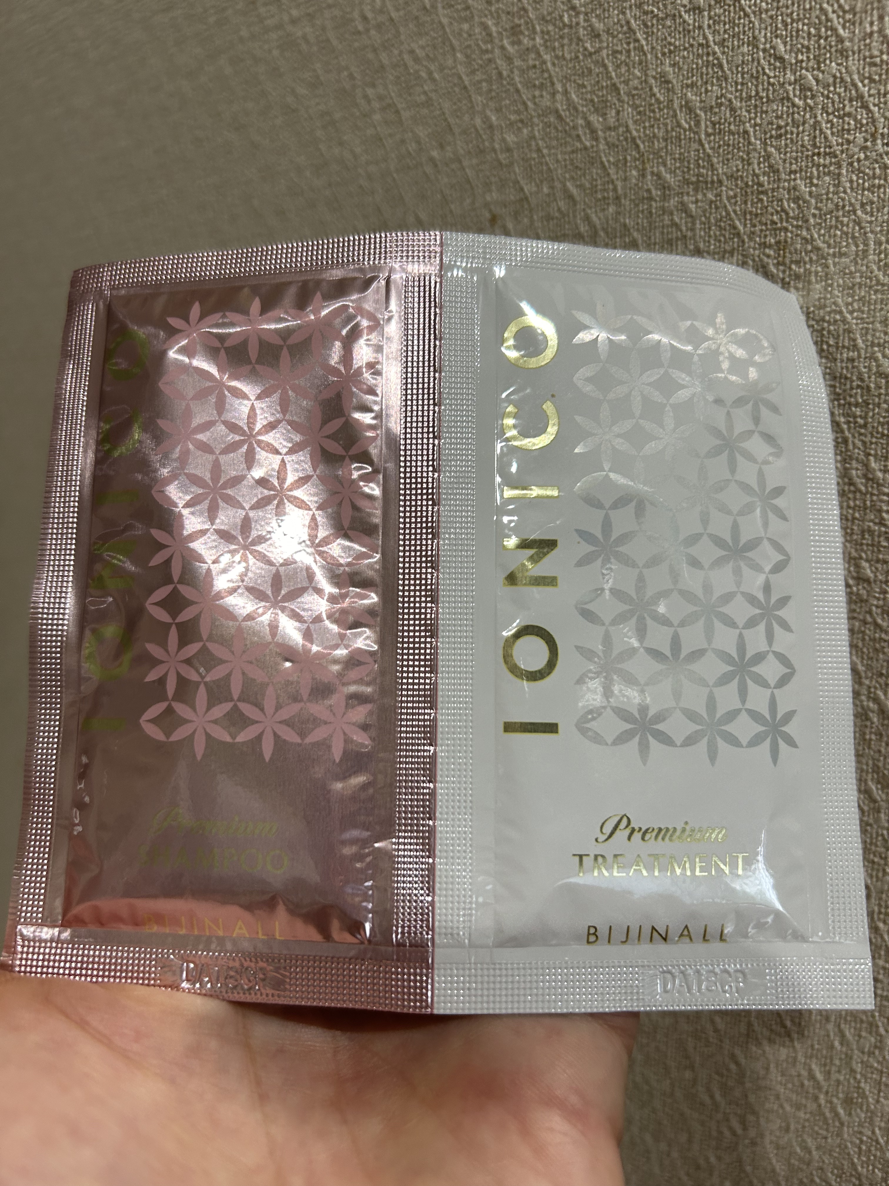 プレミアム ボンドメンテシャンプー／ボンドメンテトリートメント トライアル 20ml/IONICO/市販シャンプーを使ったクチコミ（1枚目）