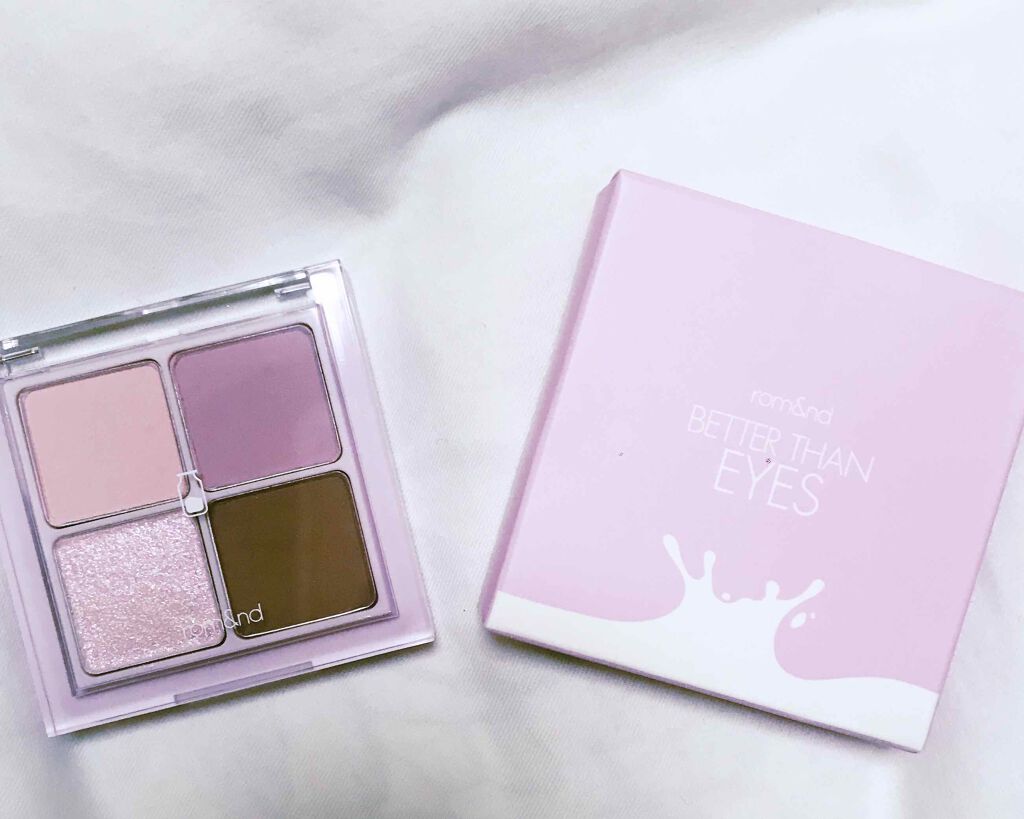 ベターザンアイズ ミルクシリーズ/rom&nd/アイシャドウパレットを使ったクチコミ（1枚目）