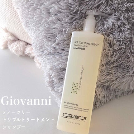 ティーツリー トリプルトリート シャンプー/コンディショナー/giovanni/シャンプー・コンディショナーを使ったクチコミ(1枚目)
