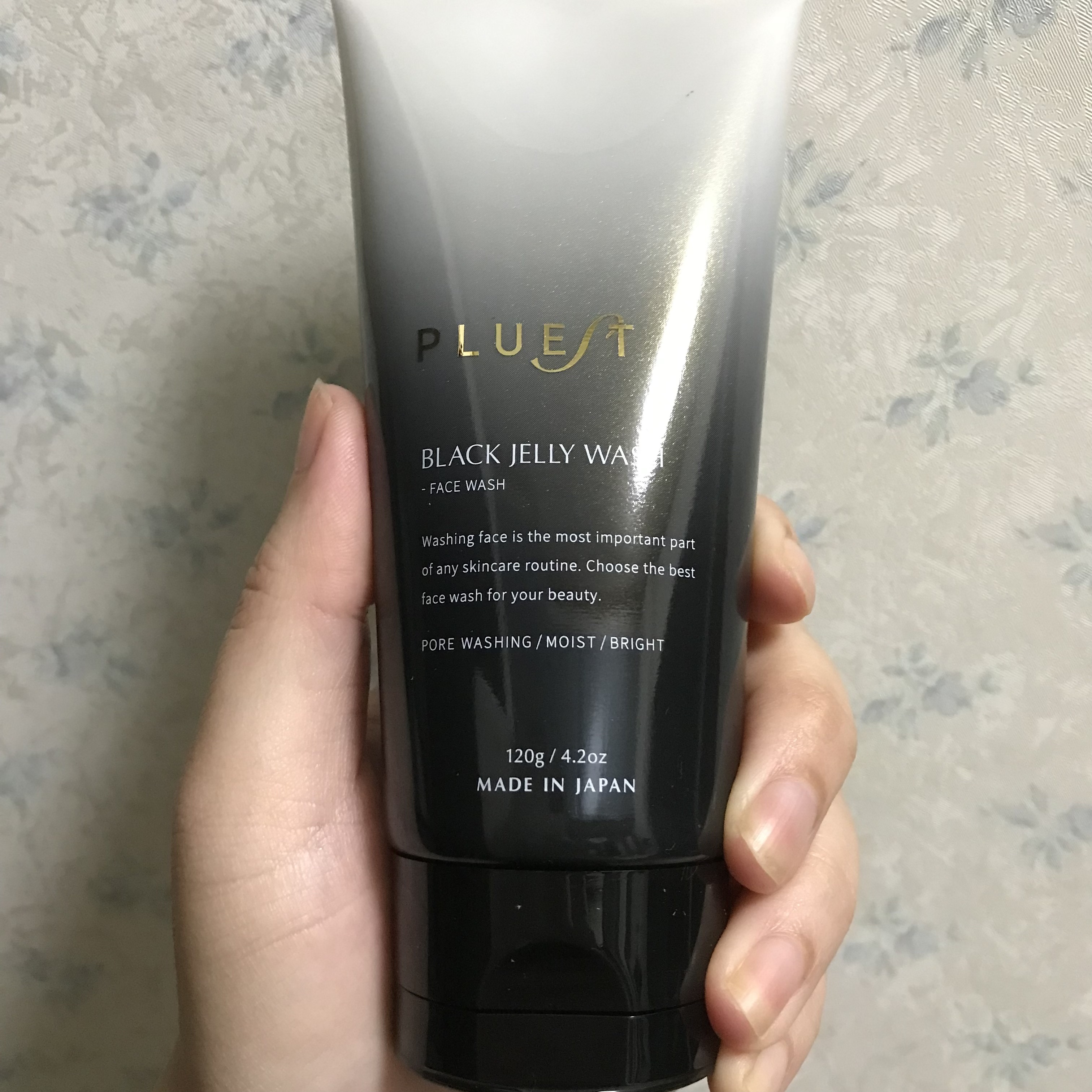 BLACK JELLY WASH（ブラックジェリーウォッシュ）/PLUEST/その他洗顔料を使ったクチコミ（1枚目）