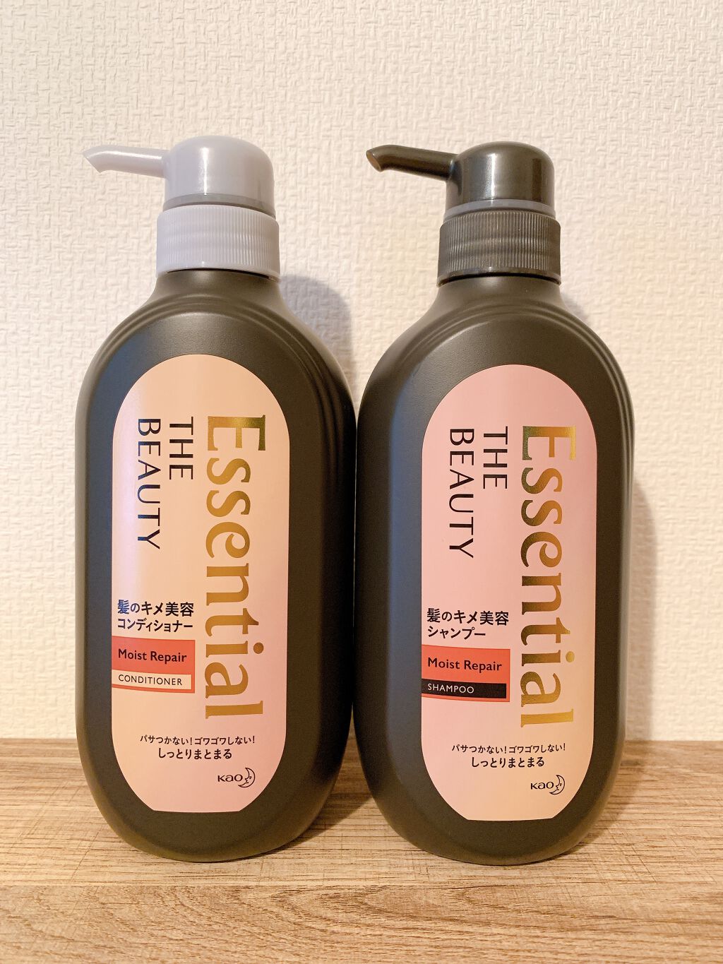 THE BEAUTY 髪のキメ美容シャンプー／コンディショナー＜モイストリペア＞	/エッセンシャル/市販シャンプーを使ったクチコミ（1枚目）