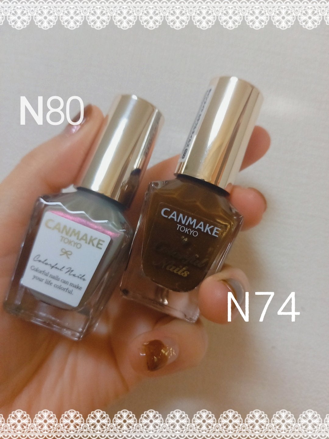 カラフルネイルズ/キャンメイク/マニキュアを使ったクチコミ(2枚目)