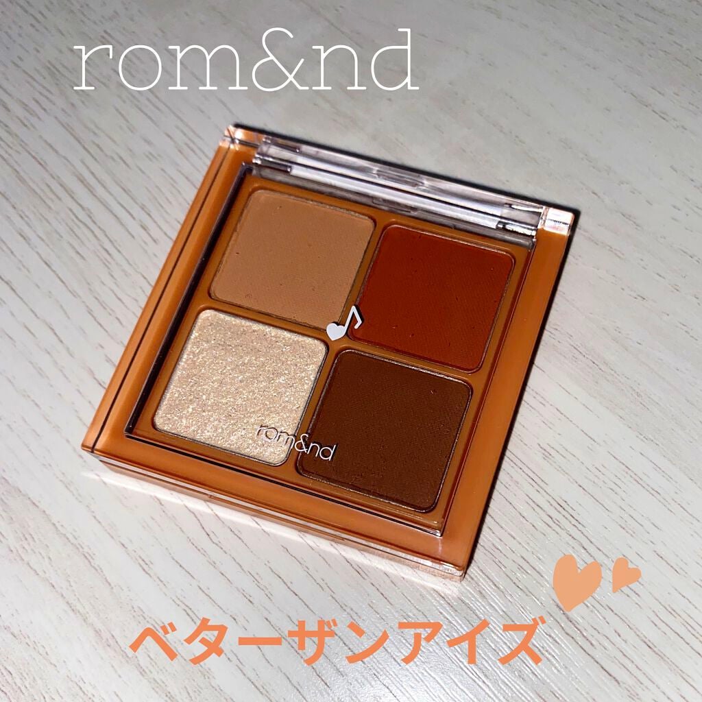 ベターザンアイズ ミュージックシリーズ/rom&nd/アイシャドウパレットを使ったクチコミ(1枚目)