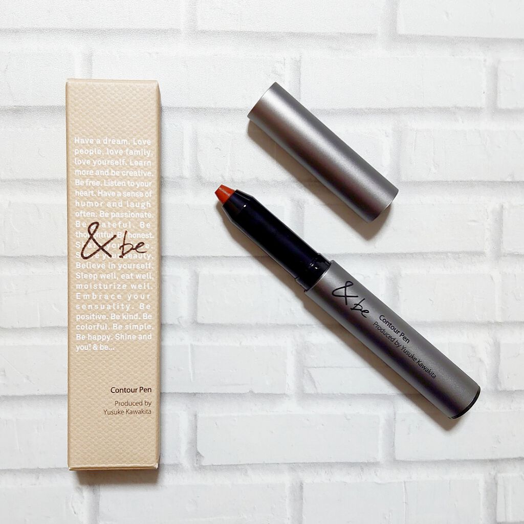 &be コントゥアペン/＆be/シェーディングを使ったクチコミ（1枚目）