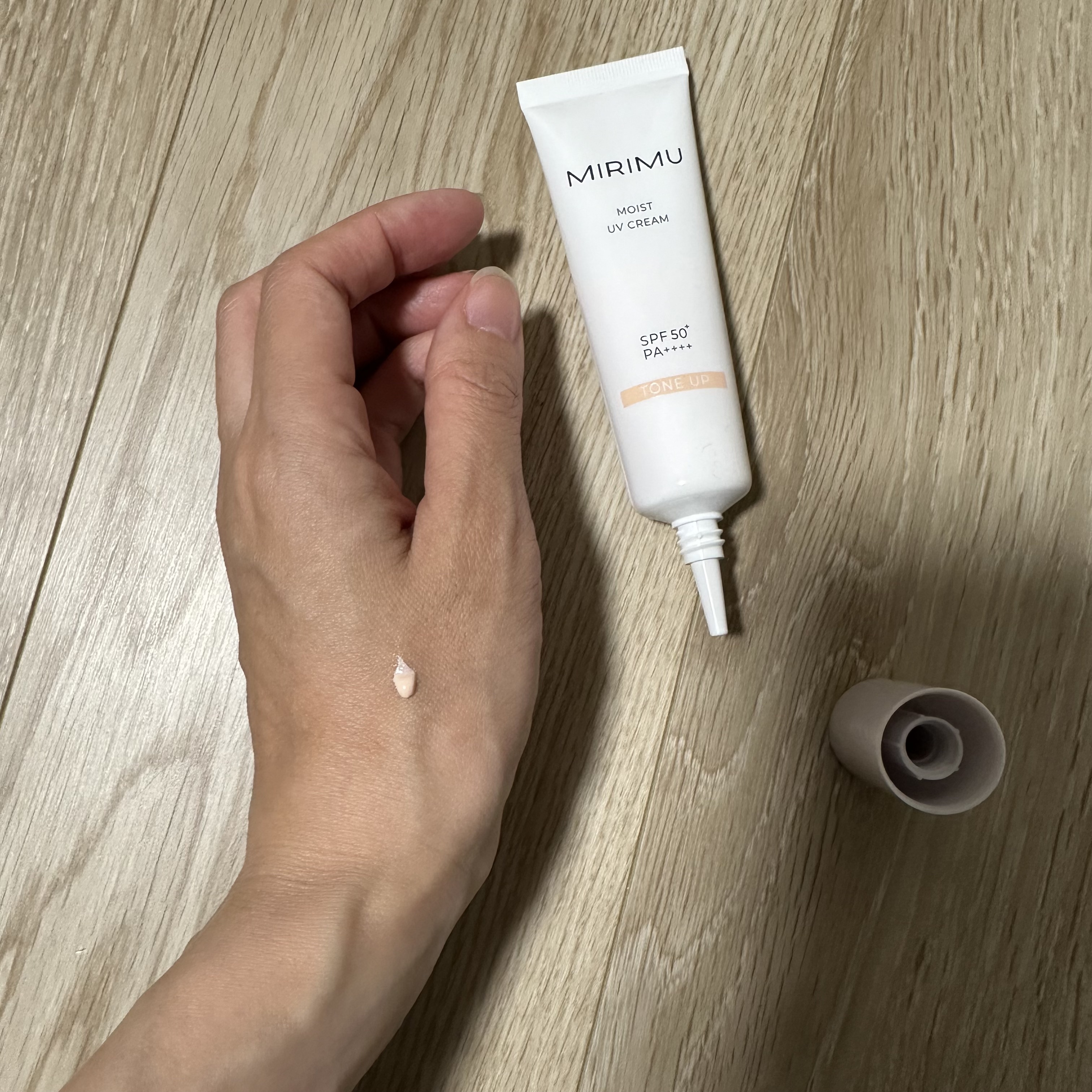 モイストUVクリーム/MIRIMU/日焼け止めクリームを使ったクチコミ（2枚目）