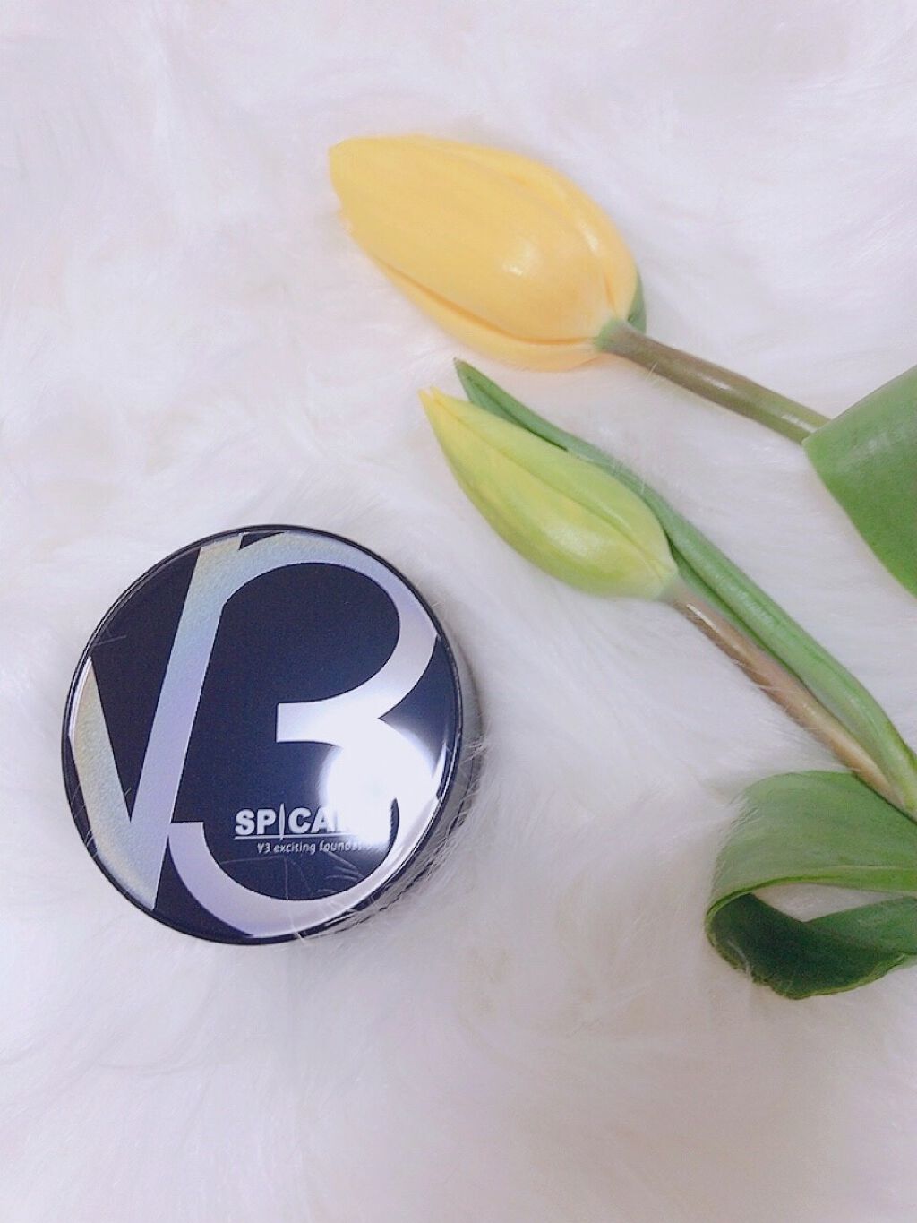 V3 エキサイティングファンデーション/SPICARE/クッションファンデーションを使ったクチコミ（2枚目）