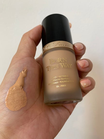 ボーン ディス ウェイ アンディテクタブル ミディアム/フルカバレッジ ファンデーション/Too Faced/リキッドファンデーションを使ったクチコミ(3枚目)