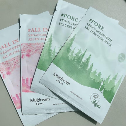 ヴィーガングリーンマイルドシカアンプル/MULDREAM/美容液を使ったクチコミ(1枚目)