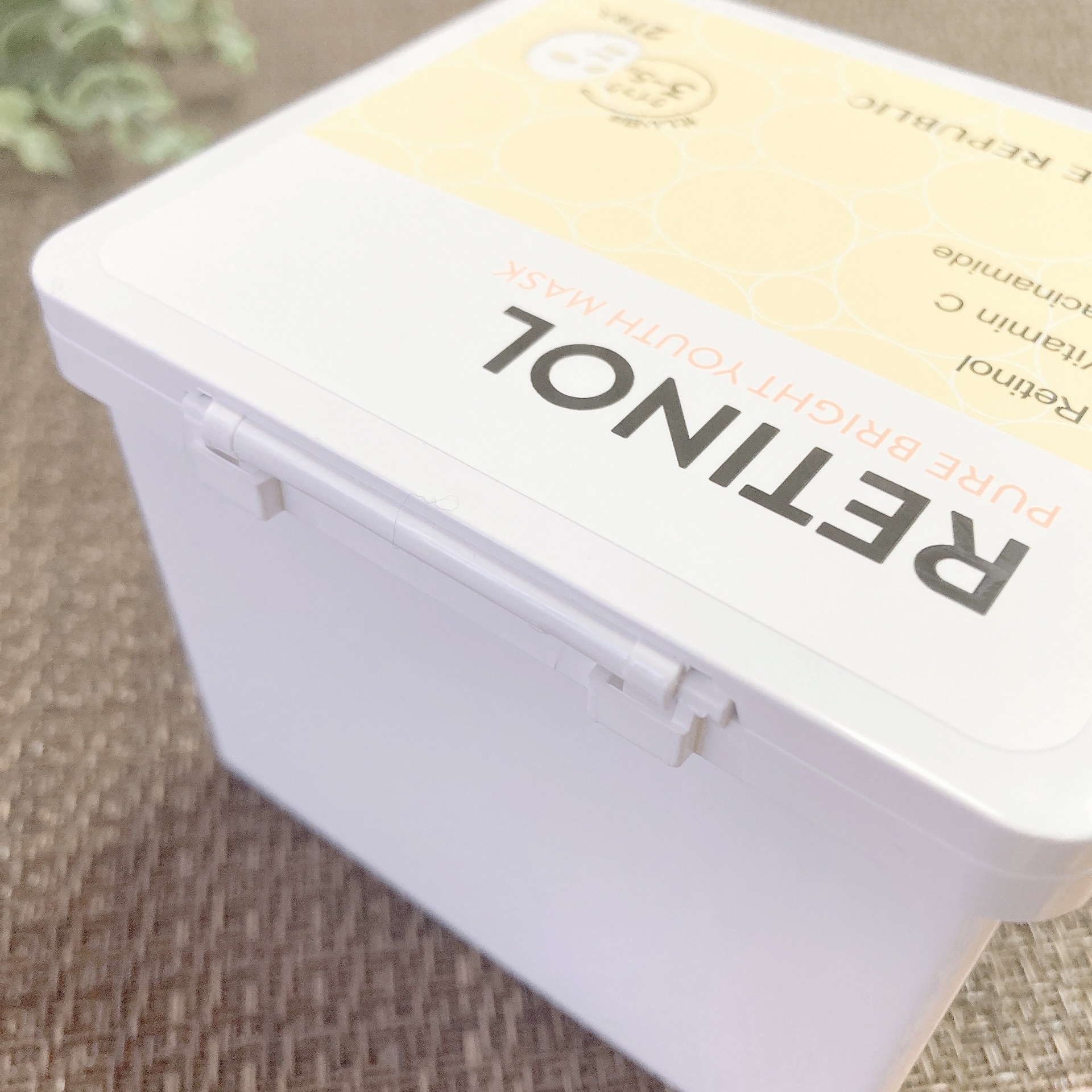 キューブマスク レチノール/ネイチャーリパブリック/シートマスク・パックを使ったクチコミ（2枚目）