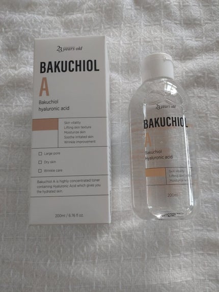 バクチオールAステッカートナー/23years old/化粧水を使ったクチコミ(1枚目)