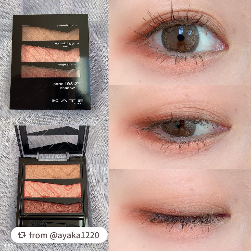 パーツリサイズシャドウ/KATE/アイシャドウパレットを使ったクチコミ(1枚目)