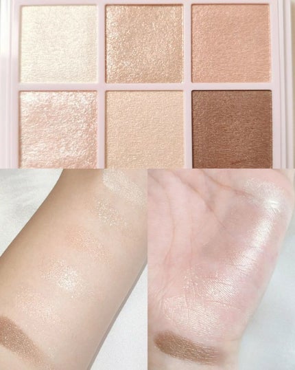 オーラクリエイション #myfavbrown 008 ホワイトカラント&ベージュブラウン/BLEND BERRY/アイシャドウパレットを使ったクチコミ(3枚目)