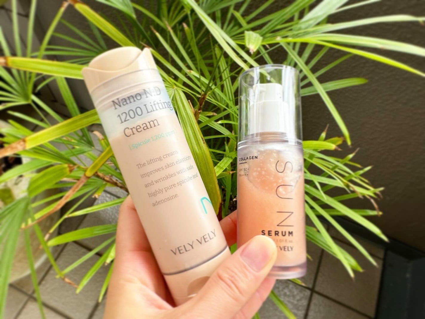 ハリケアコラーゲンサンセラム/VELY VELY/日焼け止めジェルを使ったクチコミ(1枚目)