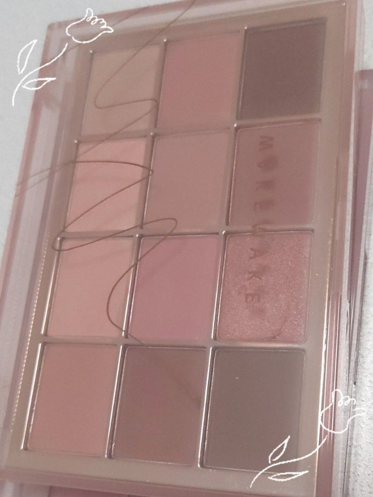 ソフトブラーリングアイパレット 02.リバリーブラーリング/wakemake/アイシャドウパレットを使ったクチコミ（1枚目）