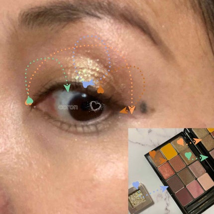 グリッタープリズム シャドウ/MISSHA/グリッターを使ったクチコミ(3枚目)