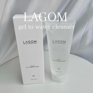 ラゴム ジェルトゥウォーター クレンザー(朝用洗顔)/LAGOM /洗顔フォームを使ったクチコミ（1枚目）