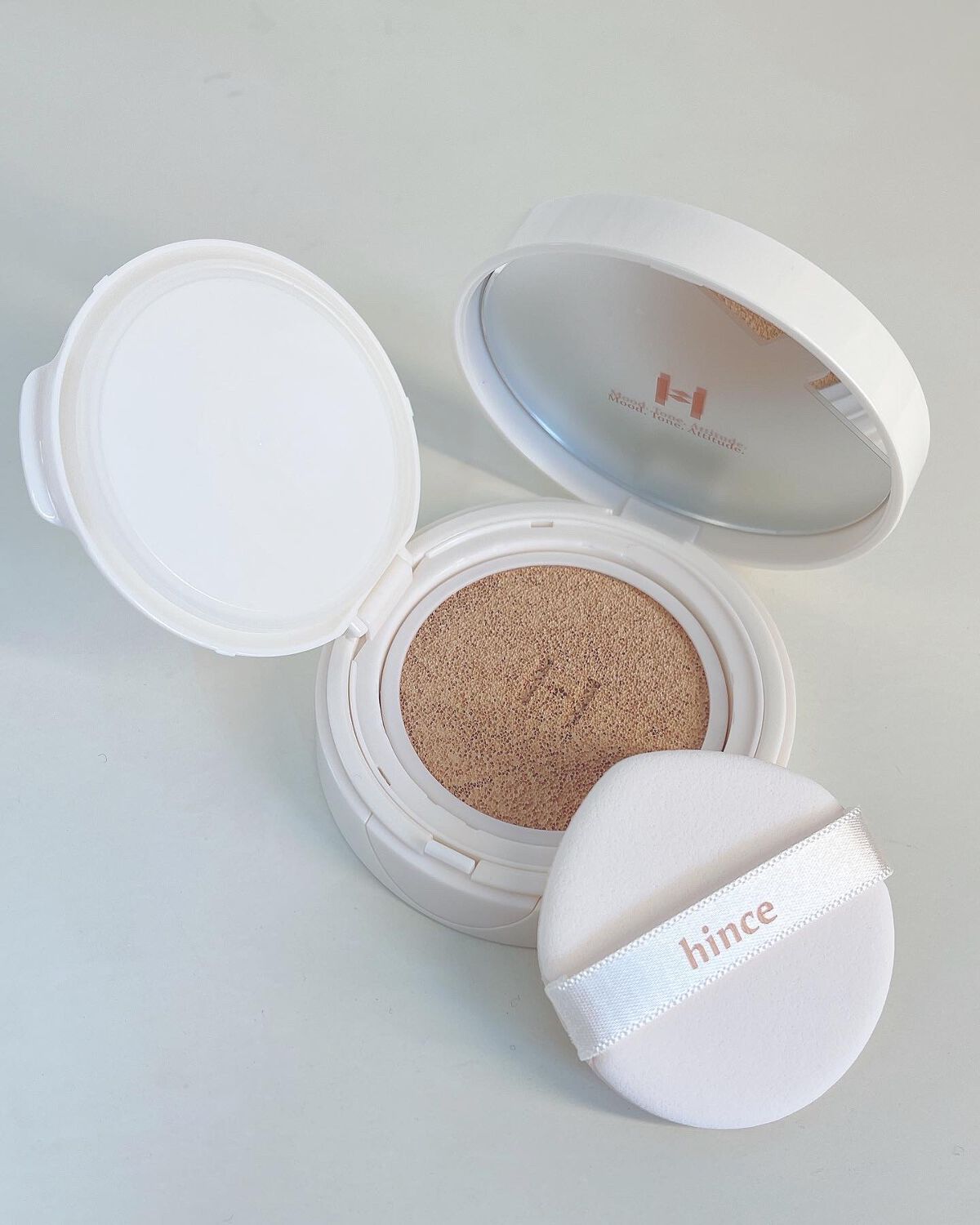 セカンドスキングロウクッション/hince/クッションファンデーションを使ったクチコミ(2枚目)