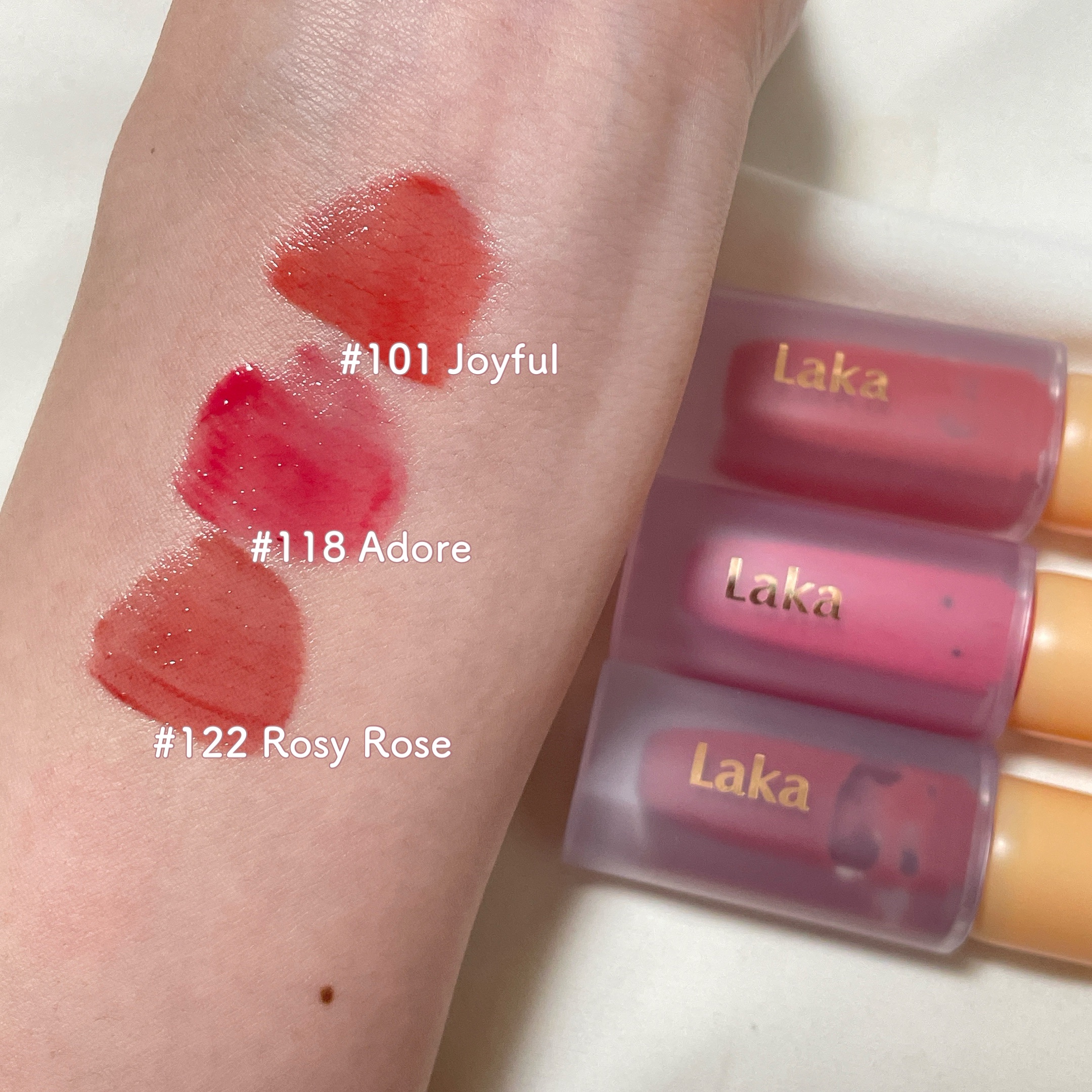 フルーティーグラムティント/Laka/リップティントを使ったクチコミ（2枚目）