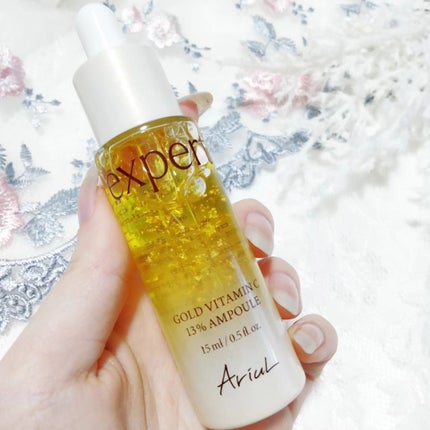 ゴールドビタミンC13%アンプル/Ariul/美容液を使ったクチコミ(6枚目)