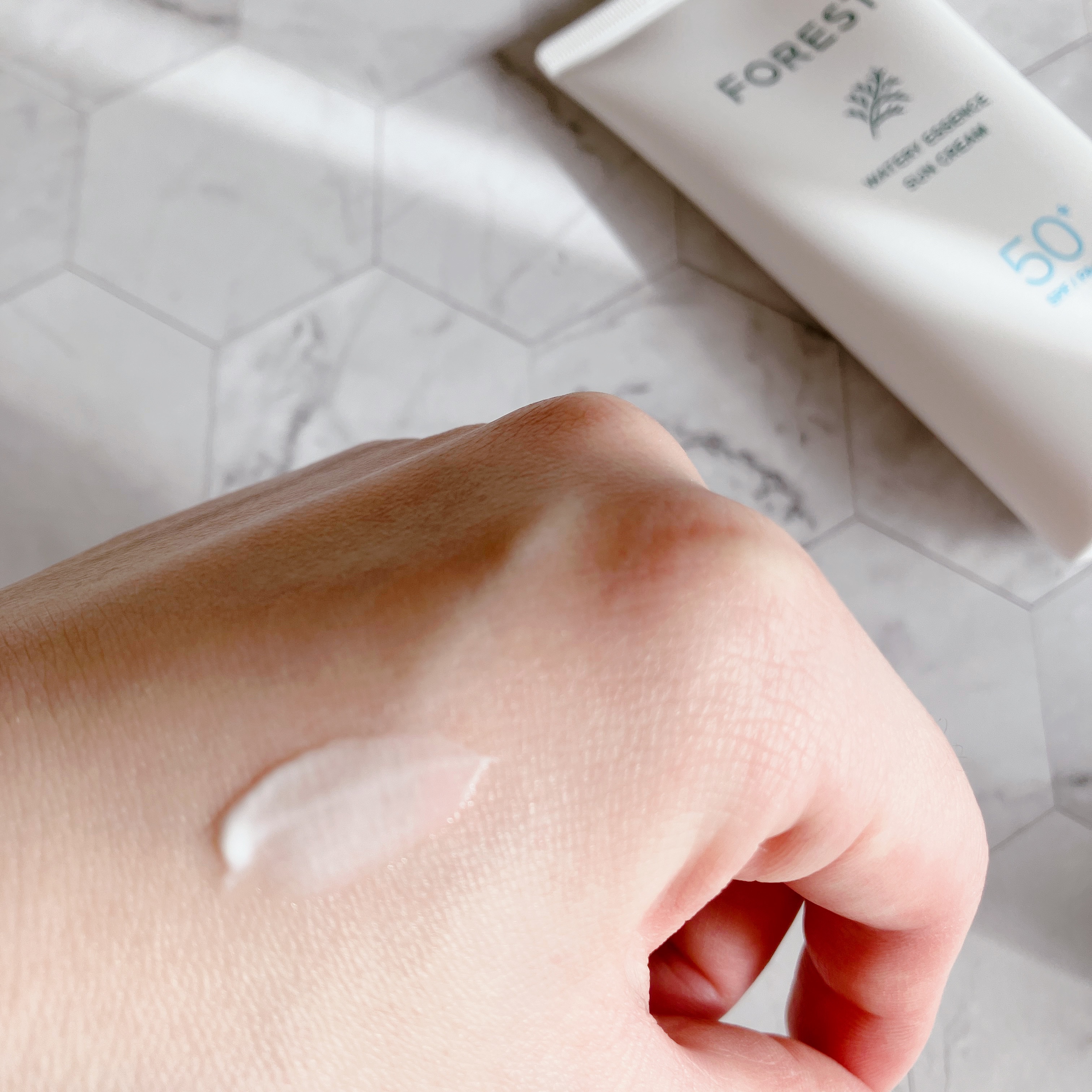 フォレスト エッセンスサンクリーム/FoRest by Greenfinger/日焼け止めローションを使ったクチコミ（3枚目）