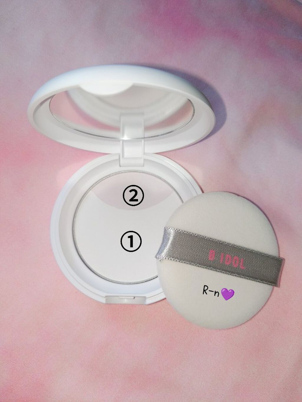 アプリ肌パウダー/b idol/プレストパウダーを使ったクチコミ（2枚目）