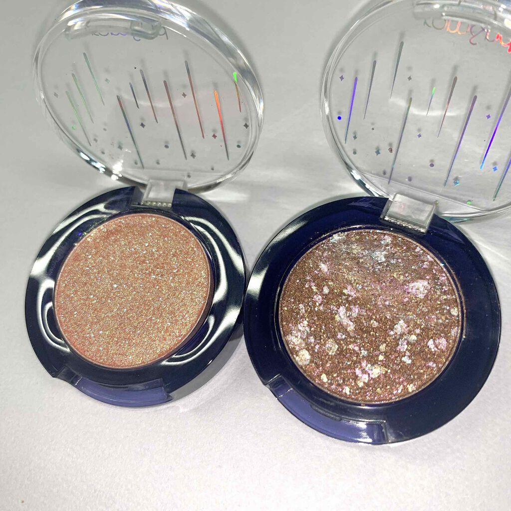 グリッター シャドウ カラー/rom&nd/グリッターを使ったクチコミ（2枚目）