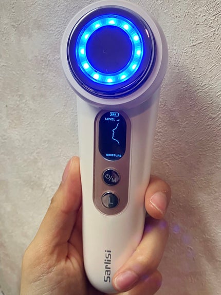 超音波美顔器 光エステ イオン導入導出 クレンジング フェイスケア/Sarlisi/美顔器・マッサージを使ったクチコミ(3枚目)