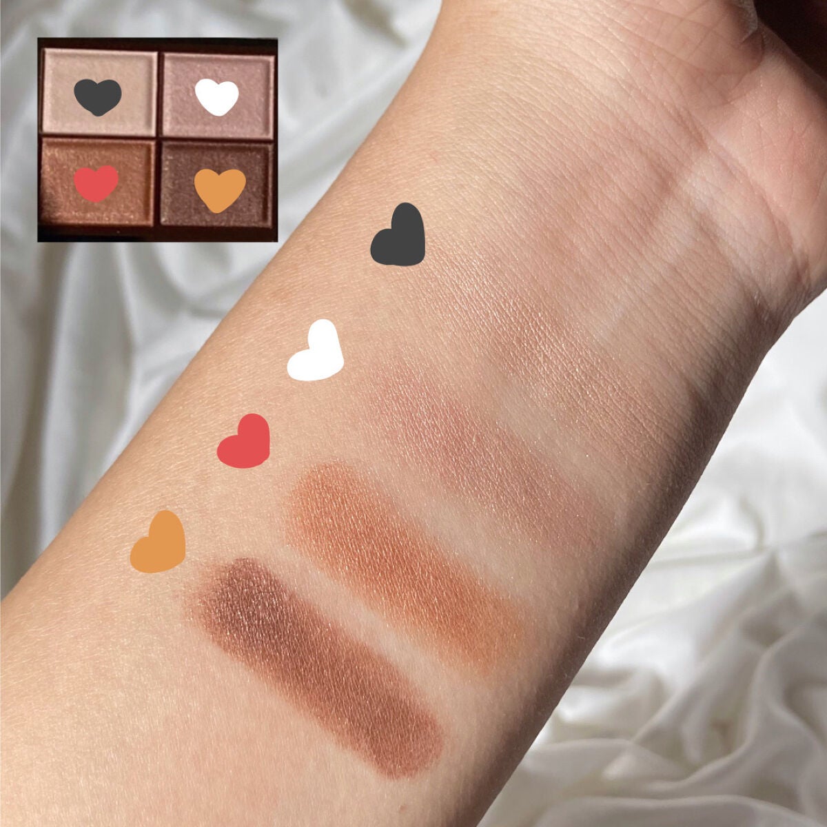 スキニーリッチシャドウ/excel/アイシャドウパレットを使ったクチコミ(2枚目)