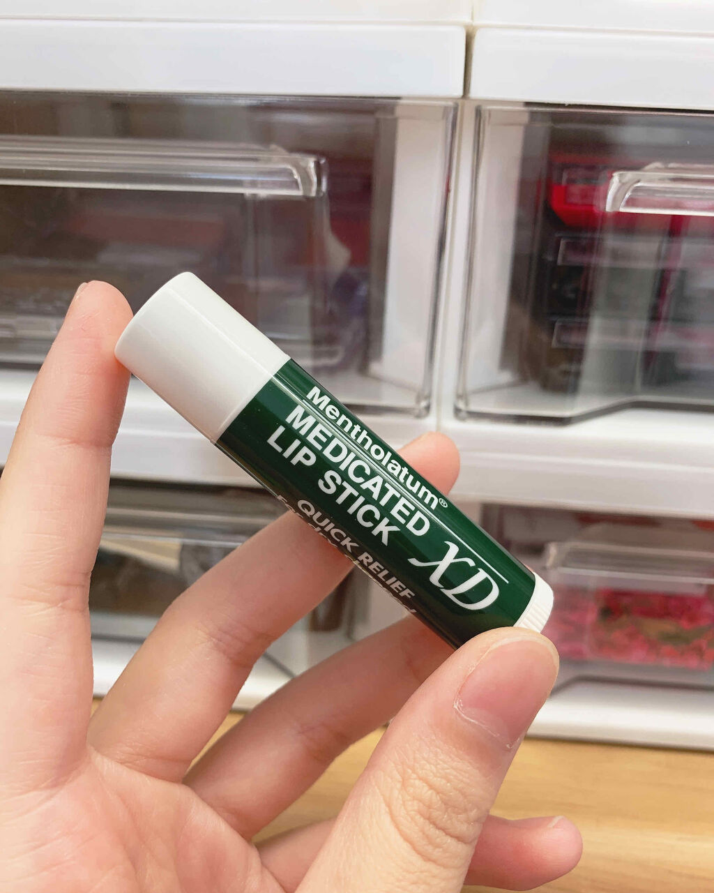 薬用リップスティックXD/メンソレータム/リップクリームを使ったクチコミ（1枚目）