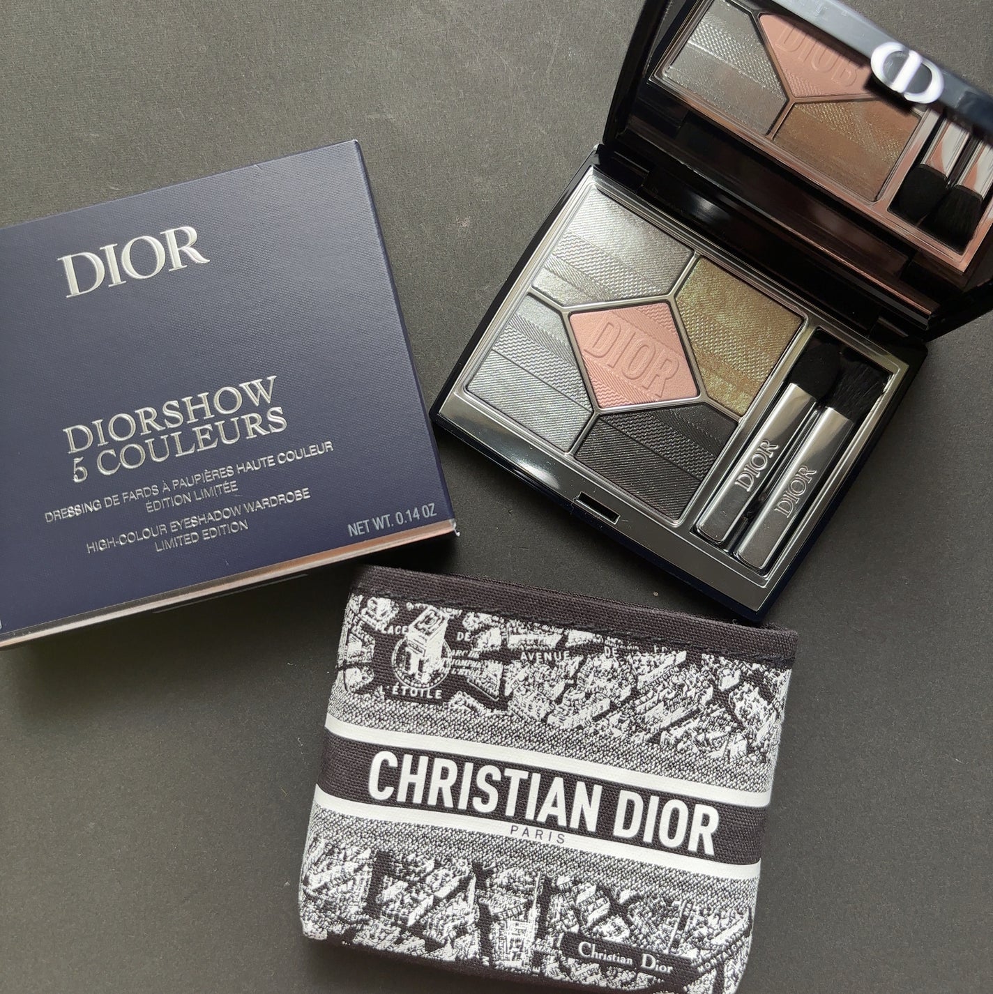 ディオールショウ サンク クルール(プラン ドゥ パリ コレクション限定品)/Dior/アイシャドウを使ったクチコミ(4枚目)