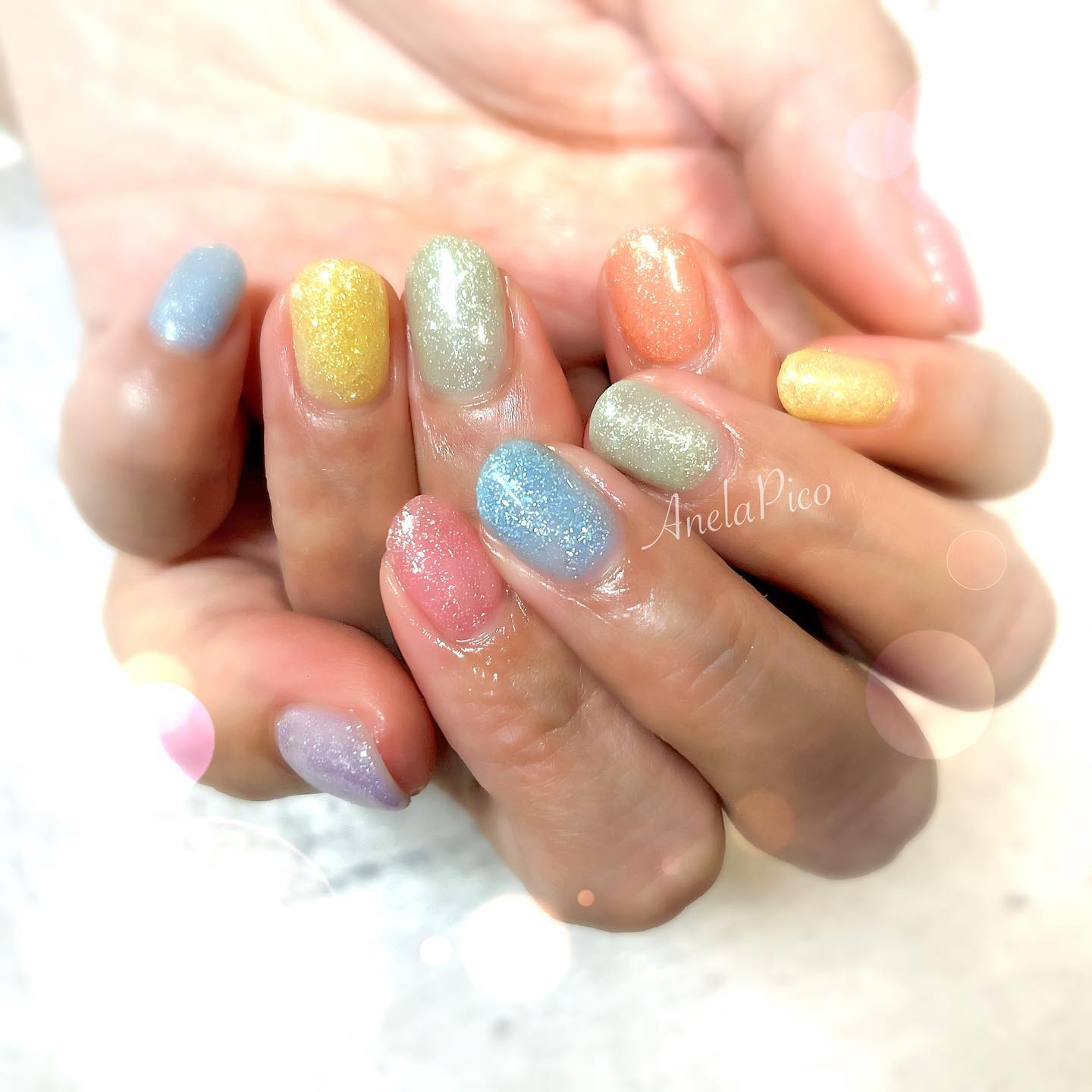 #ネイル,#純国産ジェルネイル,#ジェルネイル,#カラフルネイル,#夏ネイルのネイルデザイン