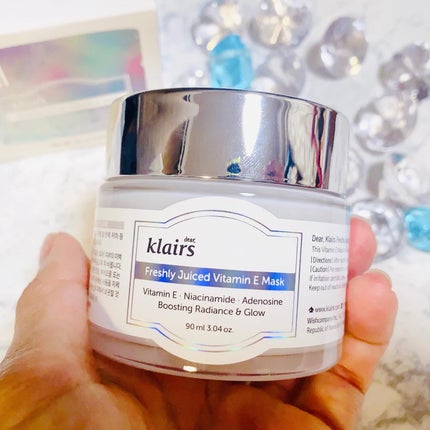 フレッシュリージュースドビタミンEマスク(90g)/Klairs/フェイスクリームを使ったクチコミ(5枚目)