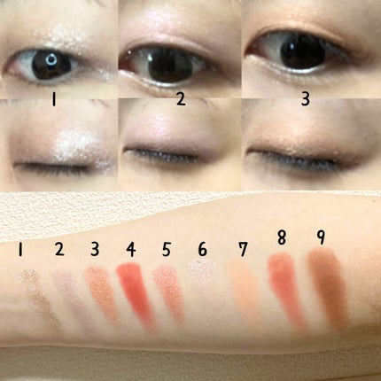 マテリアルカラーパレット/leur charme/アイシャドウパレットを使ったクチコミ(3枚目)