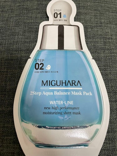 2Step Aqua Balance Mask Pack /MIGUHARA/シートマスク・パックを使ったクチコミ（1枚目）