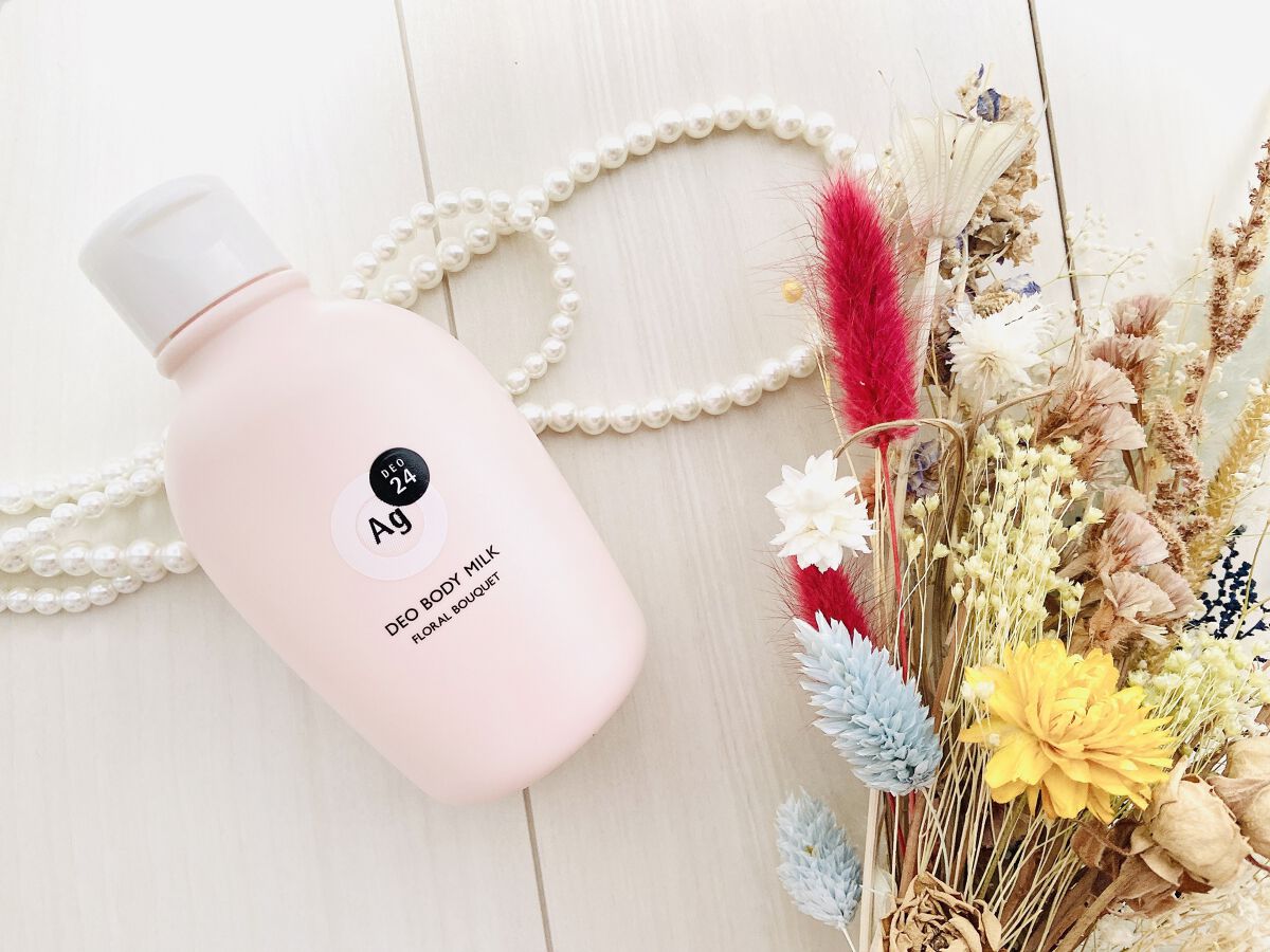 デオドラントボディミルク フローラルブーケ/エージーデオ24/ボディミルクを使ったクチコミ（2枚目）